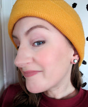 Load image into Gallery viewer, Tinsel Confetti Tiny Stud Earrings - Pastel Rainbow