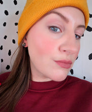 Load image into Gallery viewer, Tinsel Confetti Tiny Stud Earrings - Pastel Rainbow