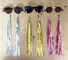 Load image into Gallery viewer, Tinsel Tassels for your Glasses