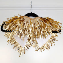 Load image into Gallery viewer, Kids Capes - Gold Tinsel