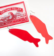 Load image into Gallery viewer, Christmas Crackers - Magical Fortune Teller Fish Earrings