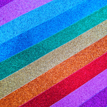 Load image into Gallery viewer, Big Rainbow Stripes Cut Out Hearts