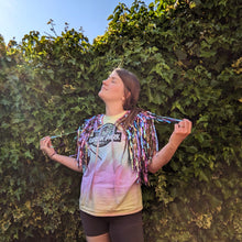 Load image into Gallery viewer, Pastel Rainbow Party Disco Cape