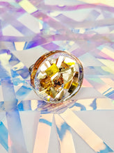 Load image into Gallery viewer, Tinsel Confetti Rings - Golds