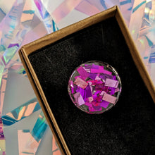 Load image into Gallery viewer, Tinsel Confetti Rings - Pinks