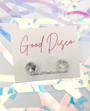 Load image into Gallery viewer, Tinsel Confetti Tiny Stud Earrings - Silver