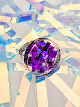 Load image into Gallery viewer, Tinsel Confetti Rings - Purple