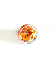 Load image into Gallery viewer, Tinsel Confetti Rings - Orange