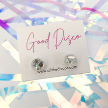 Load image into Gallery viewer, Tinsel Confetti Tiny Stud Earrings - Silver