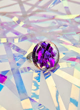 Load image into Gallery viewer, Tinsel Confetti Rings - Purple