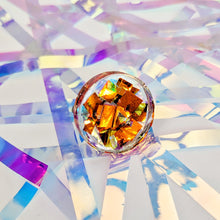 Load image into Gallery viewer, Tinsel Confetti Rings - Orange