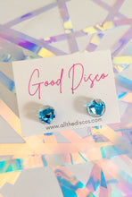 Load image into Gallery viewer, Tinsel Confetti Tiny Stud Earrings - Blue