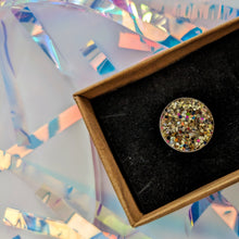 Load image into Gallery viewer, Statement Disc Ring - Crushed Pearl Gold