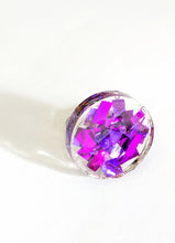 Load image into Gallery viewer, Tinsel Confetti Rings - Purple