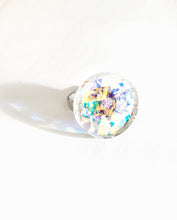 Load image into Gallery viewer, Tinsel Confetti Rings - Mermaid Iridescent
