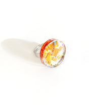 Load image into Gallery viewer, Tinsel Confetti Rings - Orange