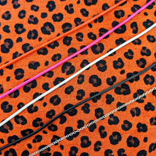 Load image into Gallery viewer, Disco Bolt Triple Bolt Pendant Necklace - Metallic Pink, Gold and Teal