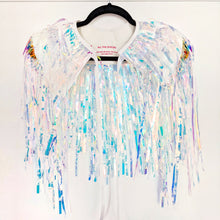 Load image into Gallery viewer, Mermaid Iridescent Disco Party Cape