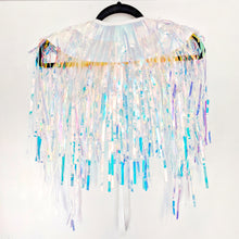 Load image into Gallery viewer, Mermaid Iridescent Disco Party Cape