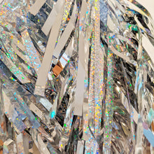 Load image into Gallery viewer, Silver Ombre Disco Party Cape