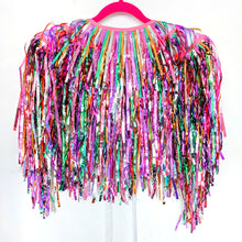 Load image into Gallery viewer, Pastel Rainbow Party Disco Cape