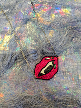 Load image into Gallery viewer, Vampire Fang &#39;Pop Art&#39; Halloween 2023 Edition Necklace
