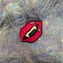 Load image into Gallery viewer, Vampire Fang &#39;Pop Art&#39; Halloween 2023 Edition Necklace
