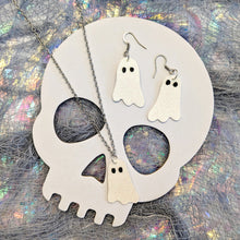 Load image into Gallery viewer, Halloween Ghosts - Earring and Necklace Set
