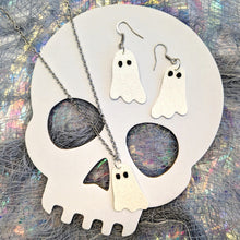 Load image into Gallery viewer, Halloween Ghosts - Earring and Necklace Set
