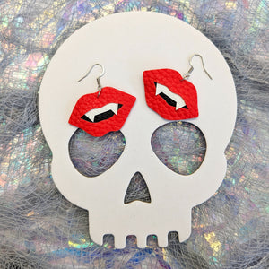 Just A Bite Mini Vampire Fangs - Matte Earrings