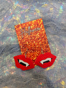 Just A Bite Mini Vampire Fangs - Matte Earrings