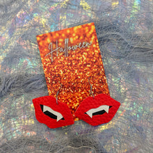 Load image into Gallery viewer, Just A Bite Mini Vampire Fangs - Matte Earrings
