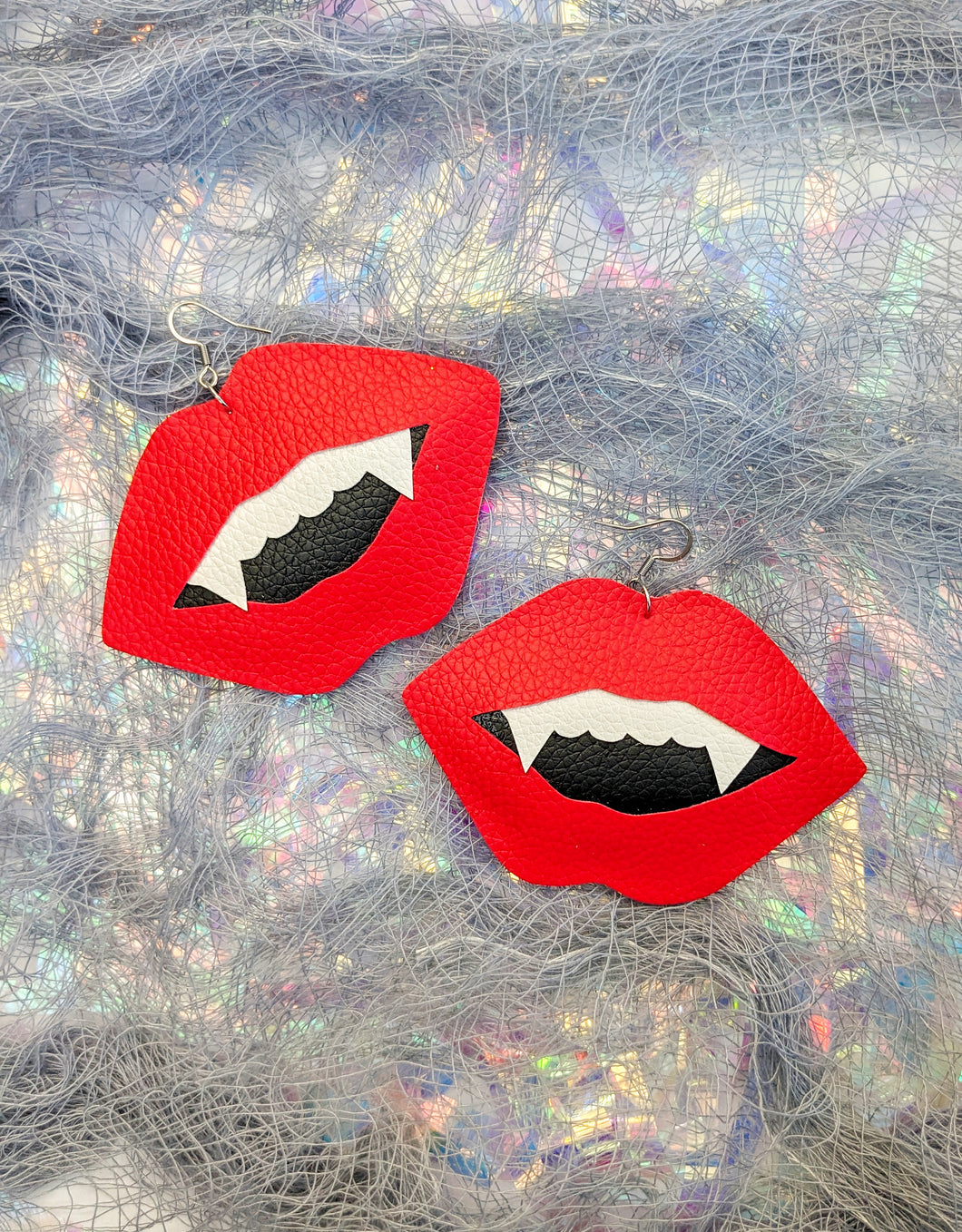 Vampire Fangs - Red Matte