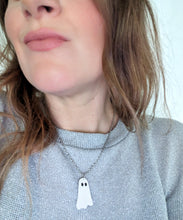 Load image into Gallery viewer, Halloween Ghost Necklace
