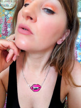 Load image into Gallery viewer, Vampire Fang &#39;Pop Art&#39; Halloween 2023 Edition Necklace
