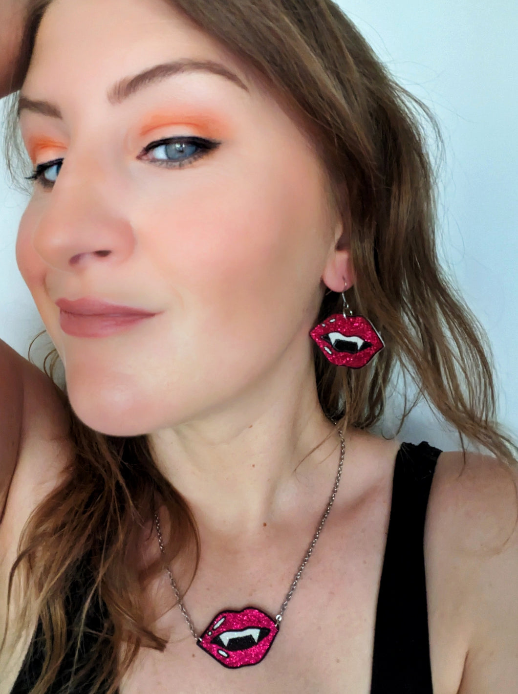 Just A Bite Mini Vampire Fangs - 'Pop Art' Edition Earrings