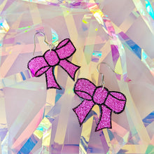 Load image into Gallery viewer, Mini Christmas Bow Earrings
