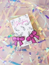 Load image into Gallery viewer, Mini Christmas Bow Earrings
