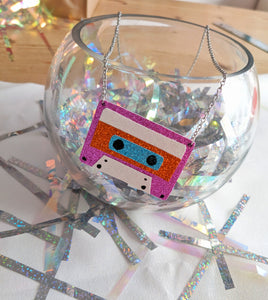 80's Mix Tape Necklaces
