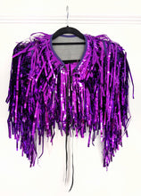 Load image into Gallery viewer, Dark Purple Disco Party Festival Cape - Extra Full
