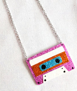 80's Mix Tape Necklaces