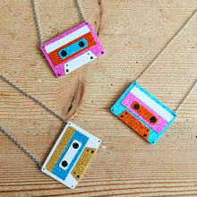 Load image into Gallery viewer, 80&#39;s Mix Tape Necklaces
