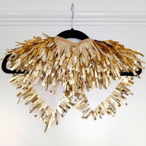 Kids Capes - Gold Tinsel