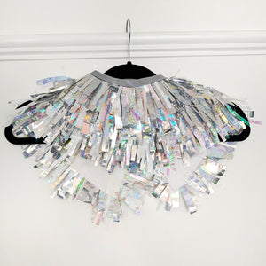 Kids Capes - Silver Tinsel