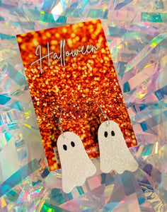 Disco Ghosts - Halloween Earrings (Various Colours)