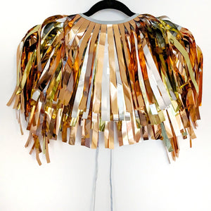 Precious Metals Chunky Tinsel - Disco Party Cape