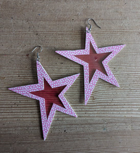 Oversized Star Earrings (Sample)