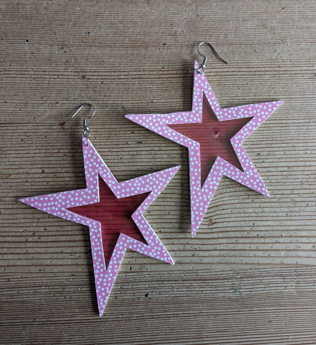 Oversized Star Earrings (Sample)