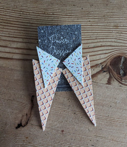 Power Dressing Oversized Ice-cream Earrings