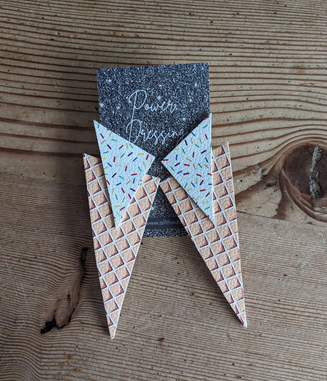 Power Dressing Oversized Ice-cream Earrings